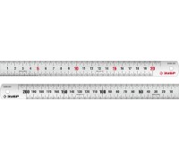 Усиленная нержавеющая линейка Про-20 0.20 м Зубр 34280-020