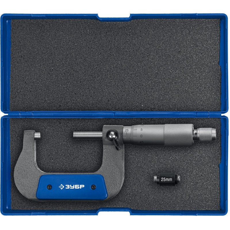 Микрометр гладкий механический МК 50 Зубр 34480-50_z02
