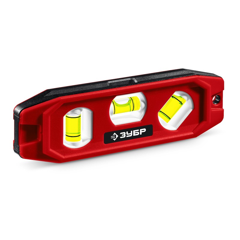 Компактный магнитный уровень КОМПАКТ-3, 150 мм, пластиковый корпус Зубр 3452