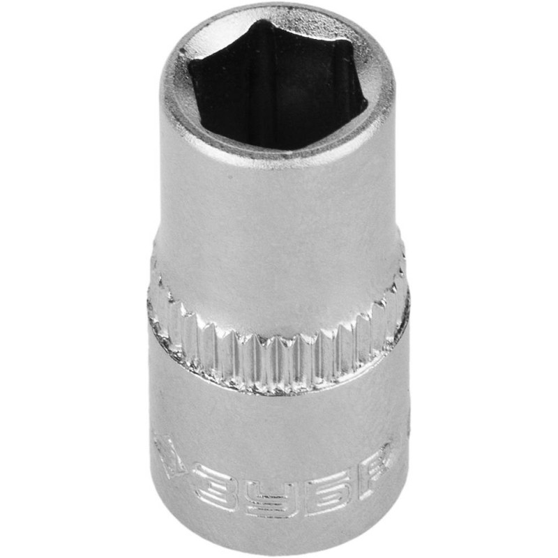 Головки торцовые FLANK, 1/4, серия МАСТЕР Зубр 27715-07