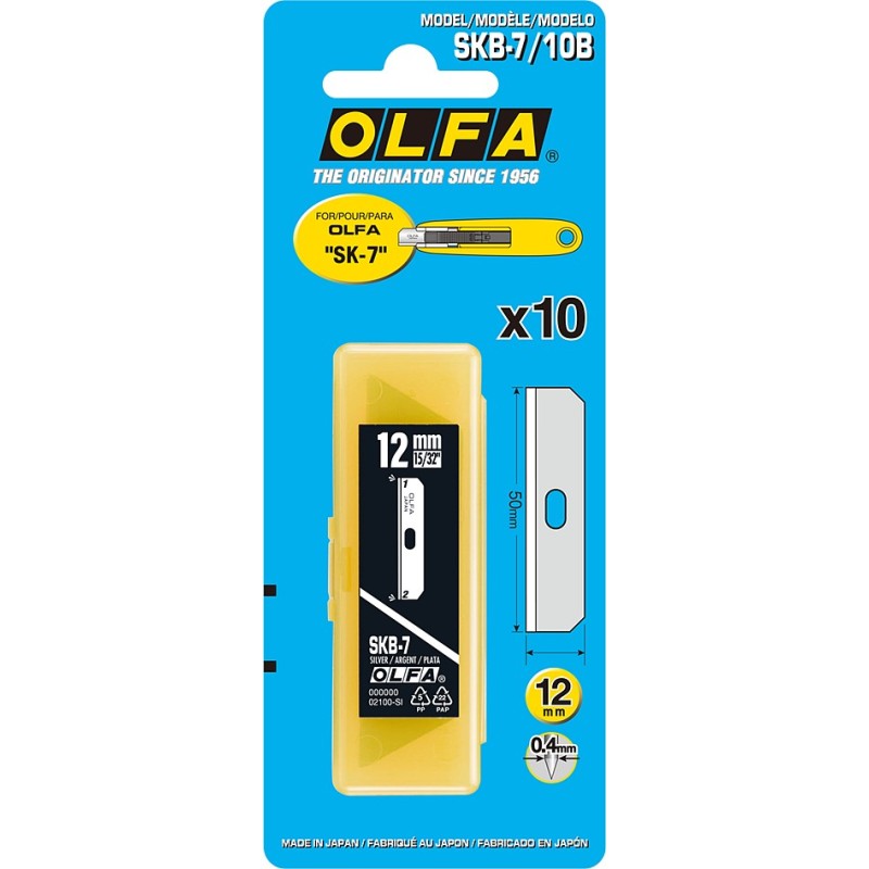 Специальное лезвие 12 мм для ножа OLFA OL-SKB-7/10B Специальное лезвие 12 мм для ножа OLFA OL-SKB-7/10B