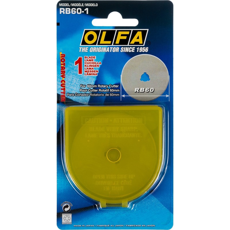 Круговое лезвие 60 мм OLFA OL-RB60-1 Круговое лезвие 60 мм OLFA OL-RB60-1