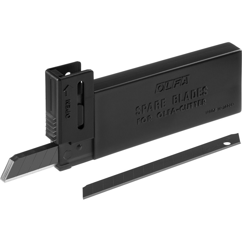Сегментированные лезвия EXCEL BLACK, 9x80x0.38 мм, 10 шт. OLFA OL-ABB-10B
