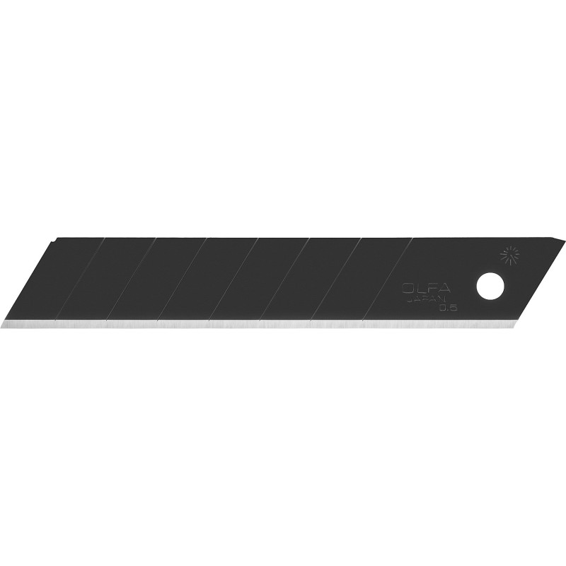 Сегментированные лезвия EXCEL BLACK, 18x100x0.5 мм, 50 шт. OLFA OL-LBB-50B
