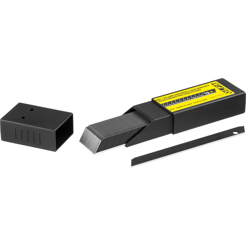 Сегментированные лезвия EXCEL BLACK, 9x80x0.38 мм, 50 шт. OLFA OL-ABB-50B