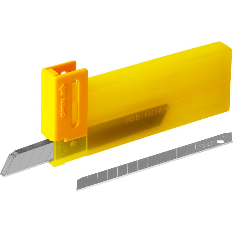 Сегментированные лезвия 9x80x0.38 мм, 10 шт. OLFA OL-AB-10B