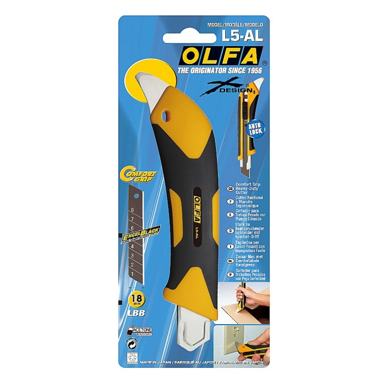 Нож Autolock 18 мм OLFA OL-L5-AL Нож Autolock 18 мм OLFA OL-L5-AL
