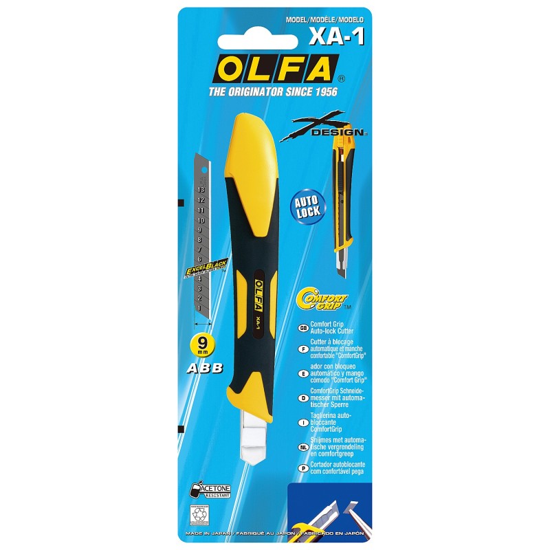 Нож 9 мм с сегментированным лезвием OLFA OL-XA-1