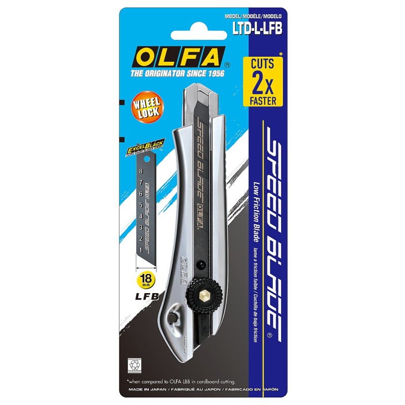 Нож 18 мм с сегментированным лезвием OLFA OL-LTD-L-LFB