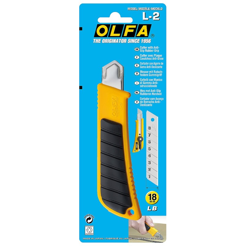 Нож 18 мм с выдвижным лезвием OLFA OL-L-2
