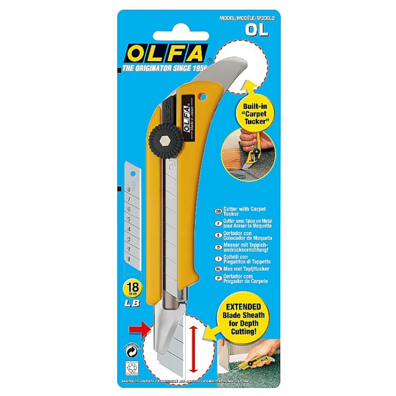 Нож с выдвижным лезвием 18 мм OLFA OL-OL