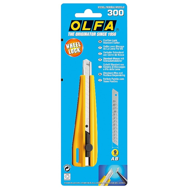 Нож с сегментированным лезвием 9 мм OLFA OL-300
