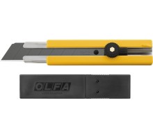 Нож 25 мм в комплекте с лезвиями EXCEL BLACK 5 шт. OLFA OL-H-1BB/5BB