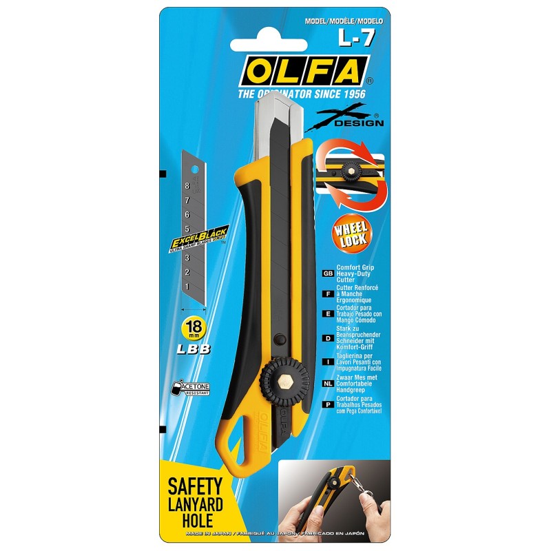 Трещоточный нож 18 мм OLFA OL-L-7