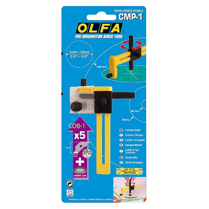 Циркульный резак 10-150 мм OLFA OL-CMP-1