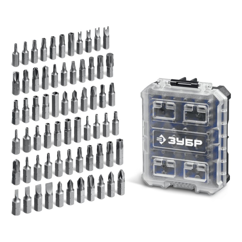 Набор специальных бит Спец 66 предм., система стыковки Z-БОКС Зубр 26394-H66