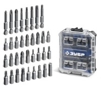 Набор бит Профи 35 предм., система стыковки Z-БОКС Зубр 26394-H35