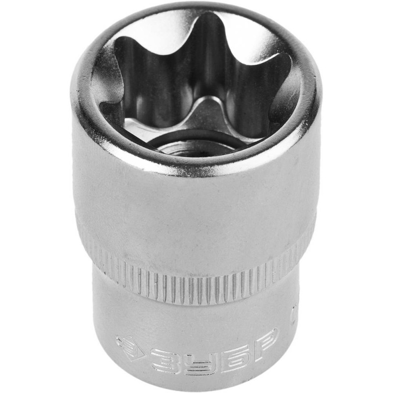 Головки торцовые E-TORX, 1/2, серия МАСТЕР Зубр 27719-22 Головки торцовые E-TORX, 1/2, серия МАСТЕР Зубр 27719-22