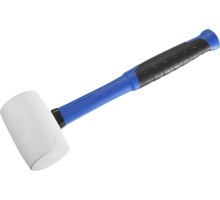 Белая резиновая киянка 450 г Зубр 20531-450