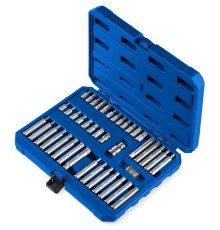 Набор специальных бит СБ-42, 42 шт (HEX, TX, SPLINE) хвостовик 10 мм под квадрат 1/2" Зубр 26551