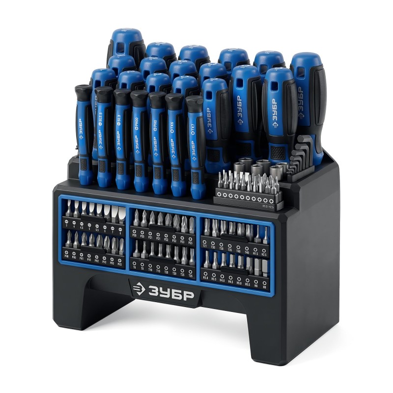 Набор отверток с битами Профессионал 114 предм. Зубр 25244