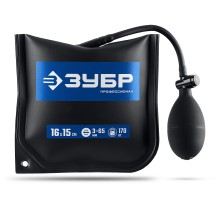 Универсальный пневмоклин/ монтажная подушка/ пневмодомкрат ПНЕВМОПОДУШКА 16х15 см, 170 кг Зубр 37556