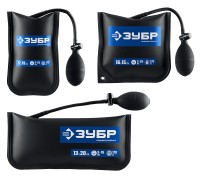 Универсальный пневмоклин/ монтажная подушка/ пневмодомкрат ПНЕВМОПОДУШКА набор 3шт: 12х19, 16х15, 13х28 см, 170кг, в чехле Зубр 37556-Н3