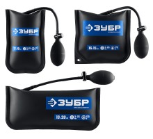 Универсальный пневмоклин/ монтажная подушка/ пневмодомкрат ПНЕВМОПОДУШКА набор 3шт: 12х19, 16х15, 13х28 см, 170кг, в чехле Зубр 37556-Н3