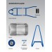 Строительная тачка одноколесная ПК-201, 110 л, 220 кг, полиуретановое колесо Зубр 39974
