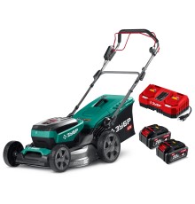 Аккумуляторная бесщеточная самоходная газонокосилка  40 В (2x20В), 500 мм, 2 АКБ LMS (4 Ач) Зубр ГКЛ-4050-42
