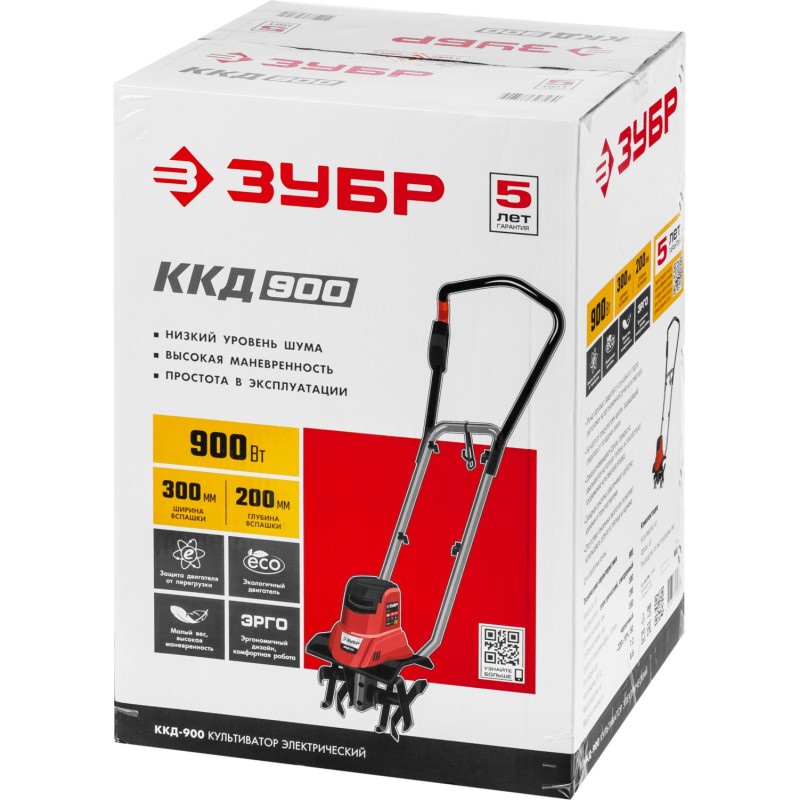 Культиватор электрический ЗУБР ККД-900