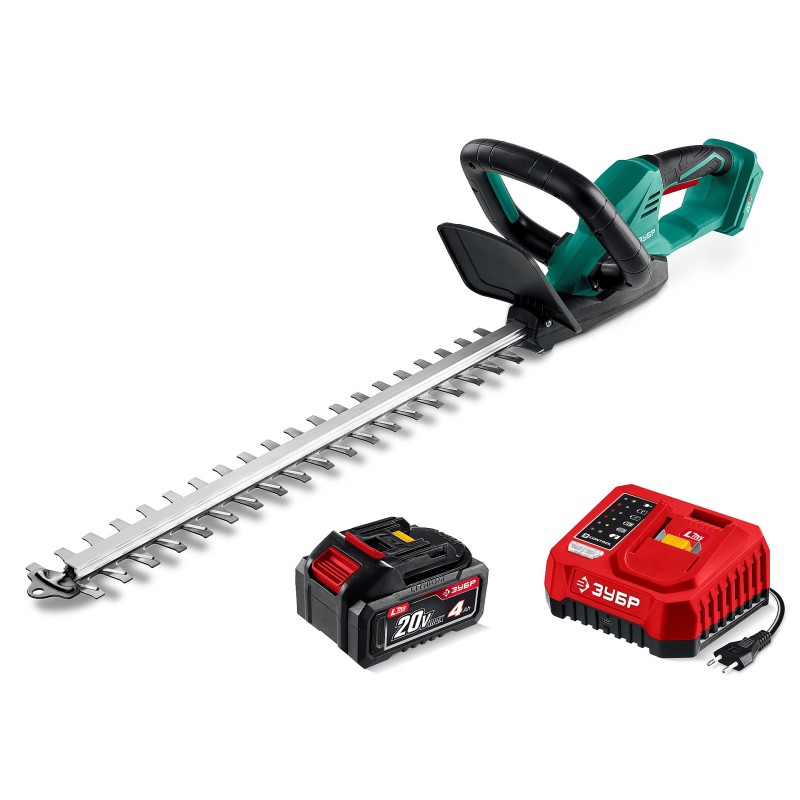 Аккумуляторный кусторез 20 В, 510 мм, 1 АКБ LMS (4 Ач) Зубр КРА-2051-41