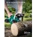 Аккумуляторная цепная пила 40 В, (2x20В), 300 мм шина, 2 АКБ LMS (2 Ач) Зубр ПЦБ-4030-22
