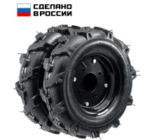 Колеса пневматические для мотоблоков 2 шт КП-1 4.00-8 Зубр 707106-1