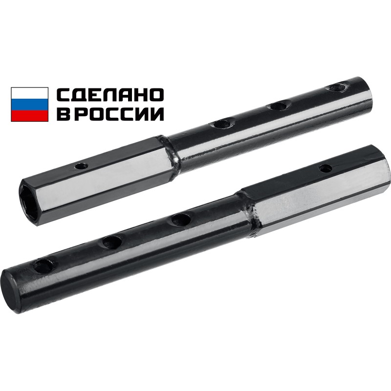Удлинитель УД-2 HEX 23-круг 30 мм 2 шт Зубр 707107-2
