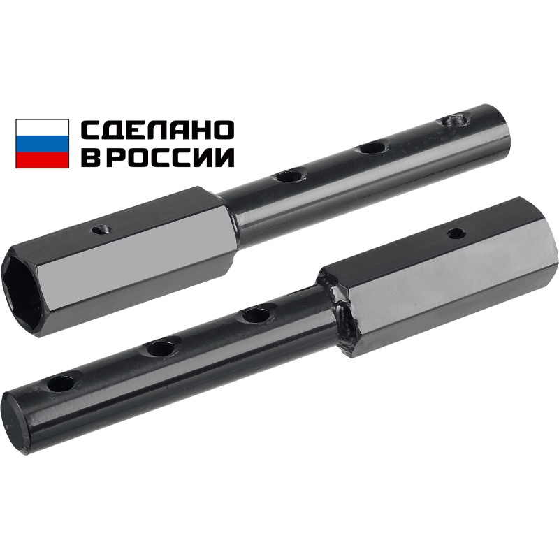Удлинитель УД-3 HEX 32-круг 30 мм  2 шт Зубр 707107-3