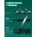 Шина тип 6, 25 см, шаг 3/8", паз 1.1 мм, 40 звеньев Зубр 71206-25