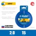 Леска для триммера КРУГ 2.0 мм 15 м Зубр 71010-2.0