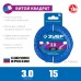 Леска для триммера 3.0 мм, 15 м витой квадрат Зубр 71030-3.0 Профессионал