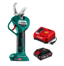 Аккумуляторный секатор 20 В, 40 мм макс. рез, 1 АКБ LMS (2 Ач) Зубр СКБ-2040-21