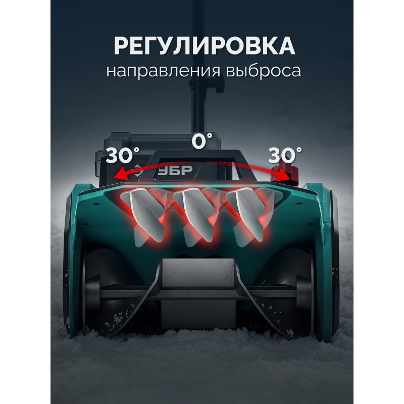 Лопата аккумуляторная (снегоуборщик) 40В (2x20В), 40 см, без АКБ (LMS) Зубр СЛА-40