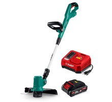 Аккумуляторный бесщеточный триммер 20 В, 310 мм, 1 АКБ LMS (2 Ач) Зубр ТАБ-2031-21