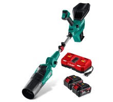 Аккумуляторная воздуходувка 40 В (2x20В), 1400 м3/ч, 2 АКБ LMS (4 Ач) Зубр ВА-1400-42