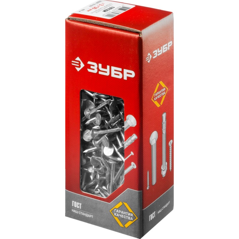 Гвозди с большой потайной головкой, коробка, серия МАСТЕР Зубр 4-305091-30-040 Гвозди с большой потайной головкой, коробка, серия МАСТЕР Зубр 4-305091-30-040