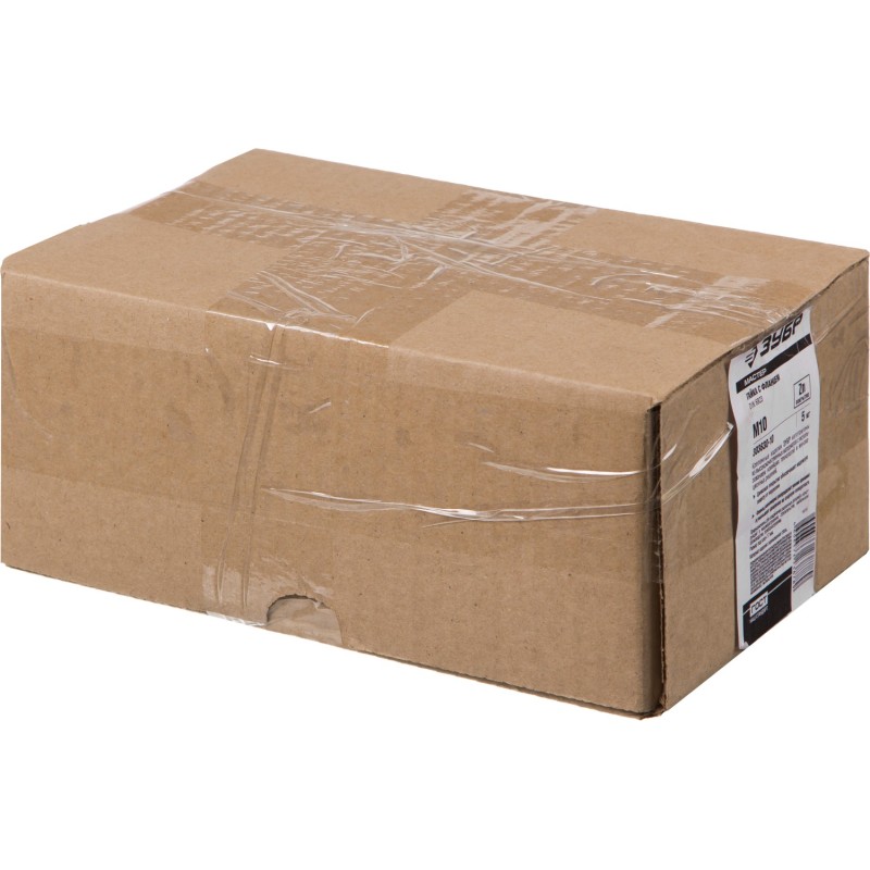 Гайки DIN 6923 с фланцем, коробка 5 кг, серия МАСТЕР Зубр 303630-04