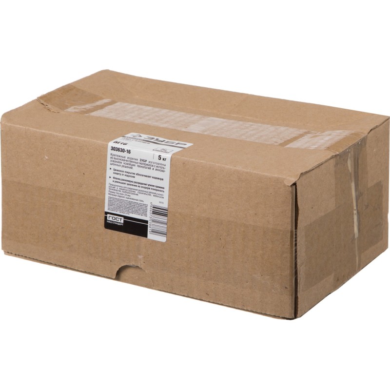 Гайки DIN 6923 с фланцем, коробка 5 кг, серия МАСТЕР Зубр 303630-04