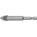 Сверло по стеклу и кафелю 3 мм, 2х кромка, HEX 1/4 Зубр 29840-03