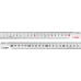 Усиленная нержавеющая линейка Зубр Про-15 0.15 м Зубр 34280-015