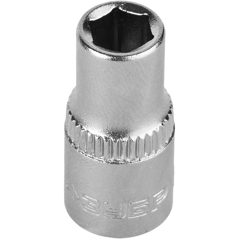 Головки торцовые FLANK, 1/4, серия МАСТЕР Зубр 27715-06 Головки торцовые FLANK, 1/4, серия МАСТЕР Зубр 27715-06