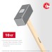 Кованая кувалда 2 кг, деревянная рукоятка 360 мм Зубр 20112-2